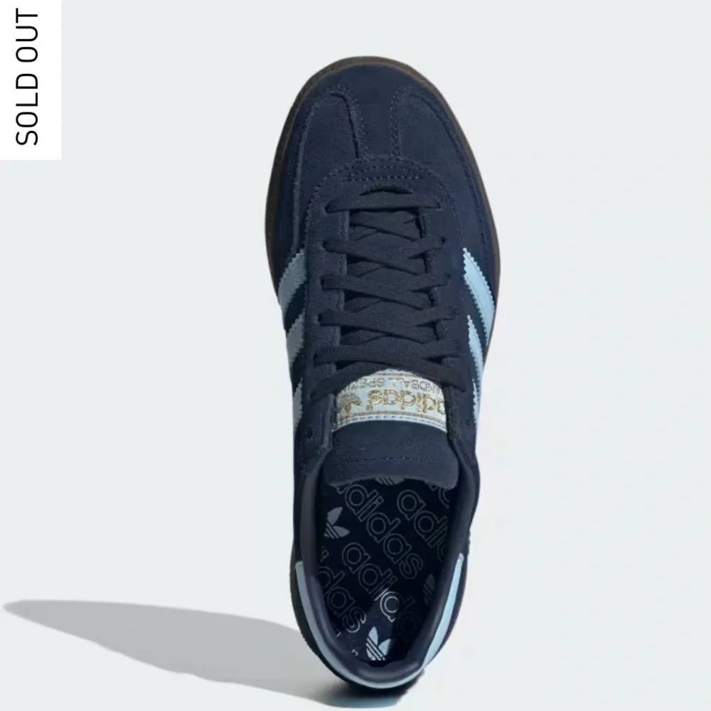 Adidas Handball Spezial Shoes Collegiate Navy Clear Sky Size Youth 5.5/Women 6.5 - Picture 2 of 16